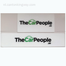 Decoratief aangepast plastic auto kentekenplaat